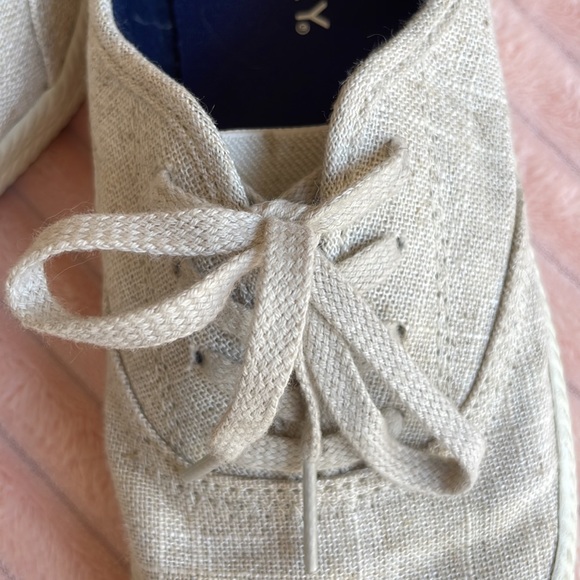Sperry Memory Foam off white canvas sneakers size 7 - Picture 9 of 10
